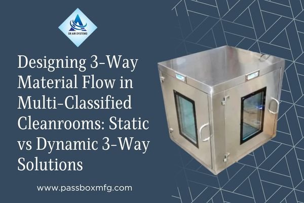 Designing 3-Way Material Flow in Multi-Classified Cleanrooms: Static vs Dynamic 3-Way Solutions