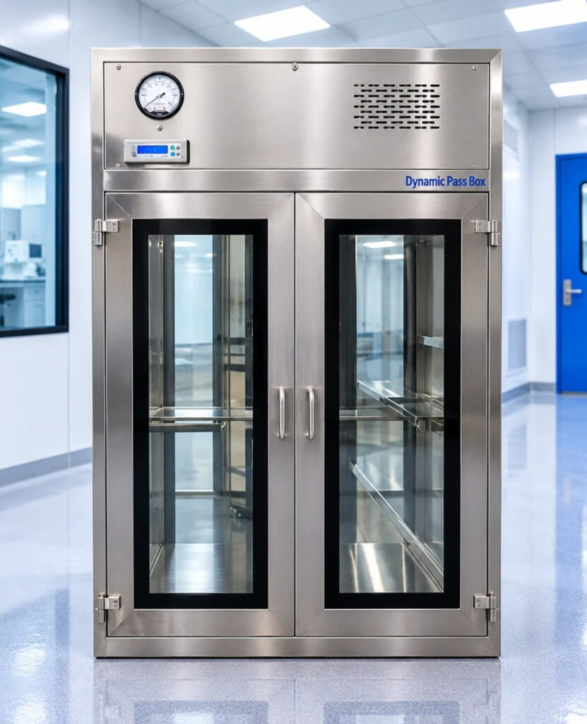 Double Door Dynamic Pass Box for Cleanroom Material Transfer