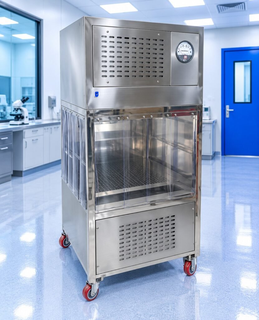 Mobile Laminar Air Flow Unit for Cleanroom and Laboratory Applications