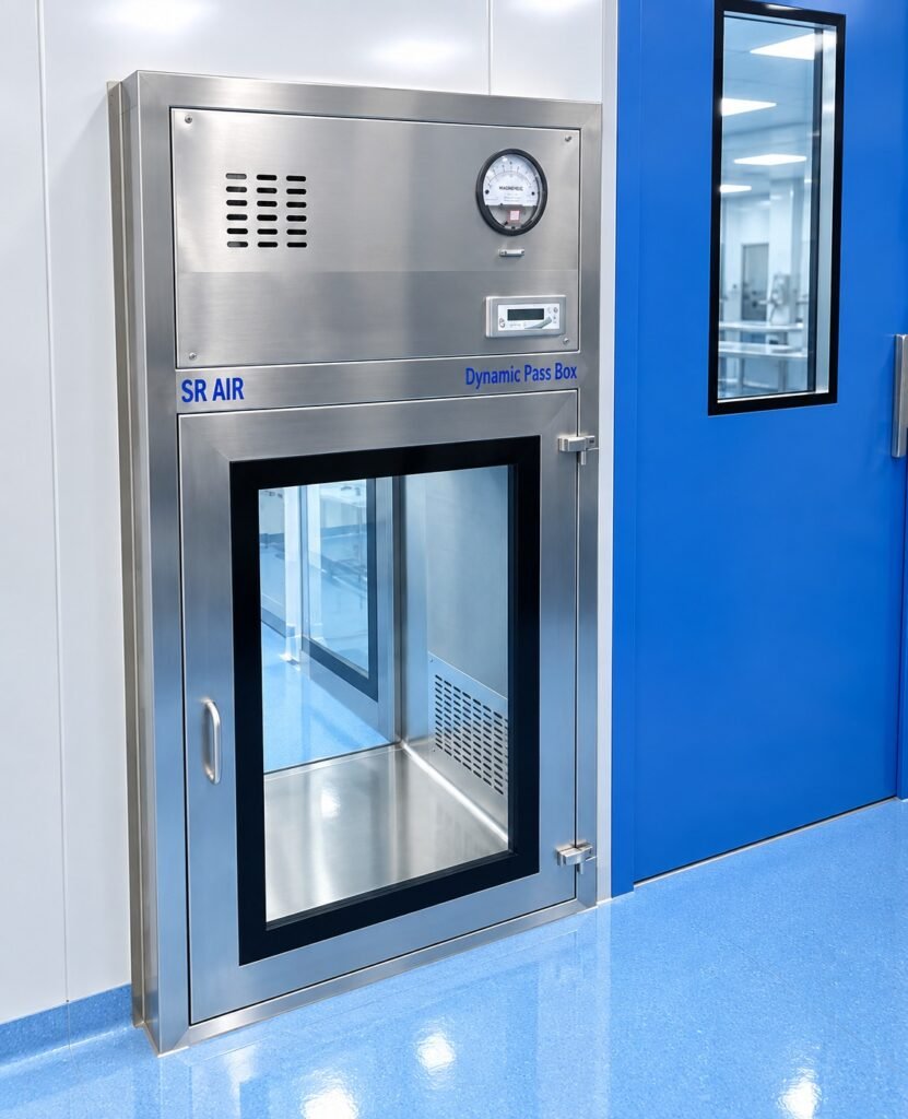Dynamic Single Phase Pass Box for Cleanroom Material Transfer