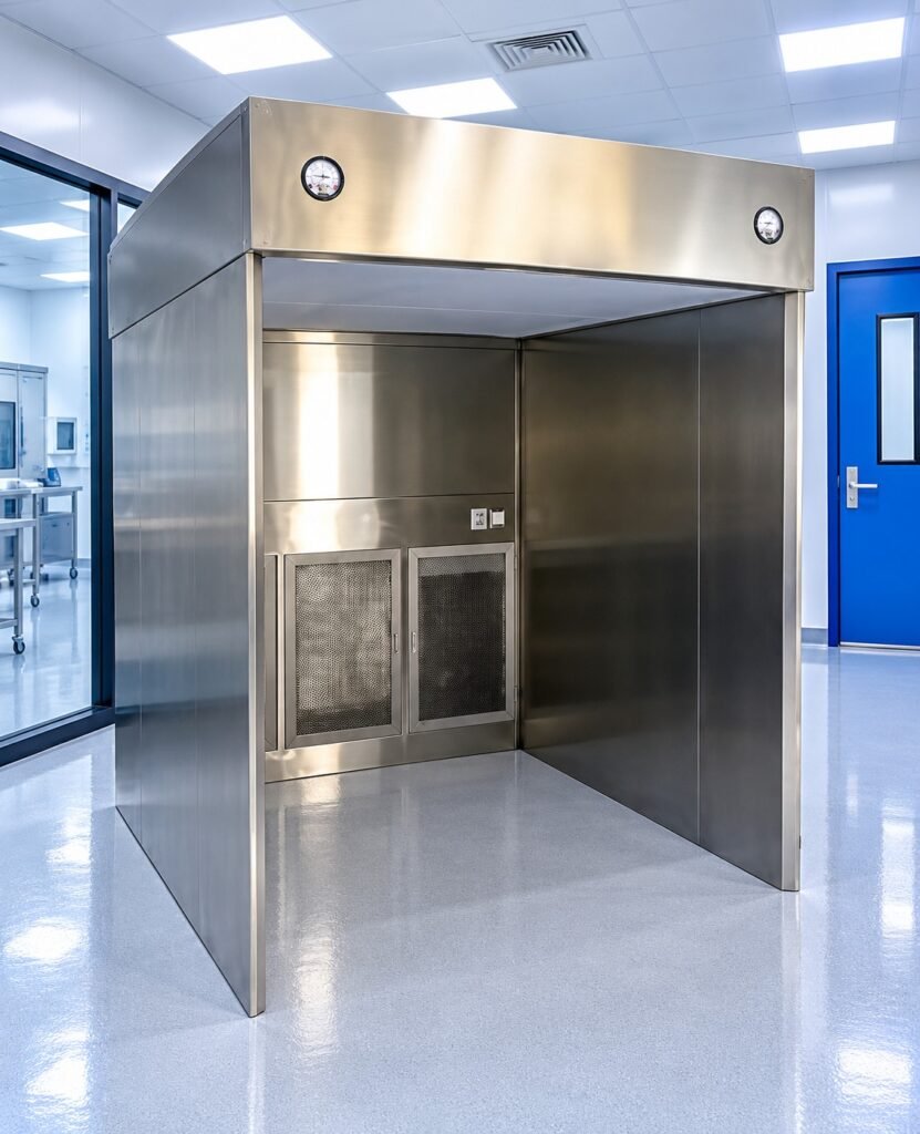 Reverse Laminar Air Flow Unit for Pharmaceutical Powder Handling