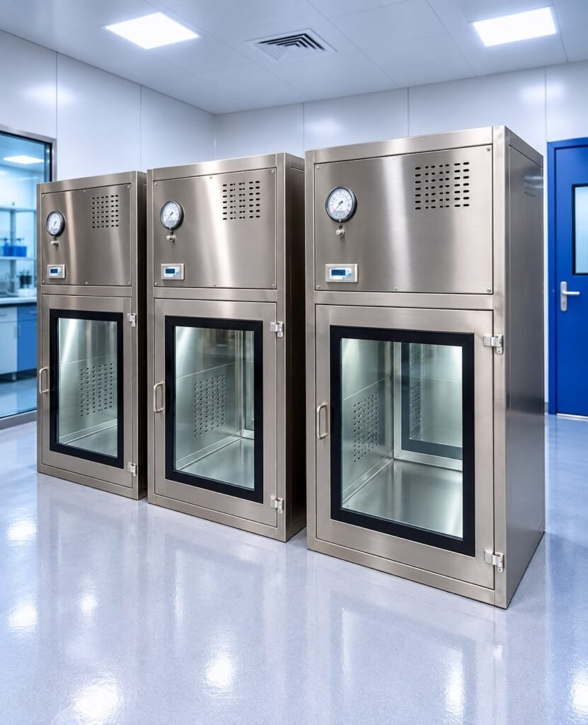 Pass Box for Cleanroom Material Transfer